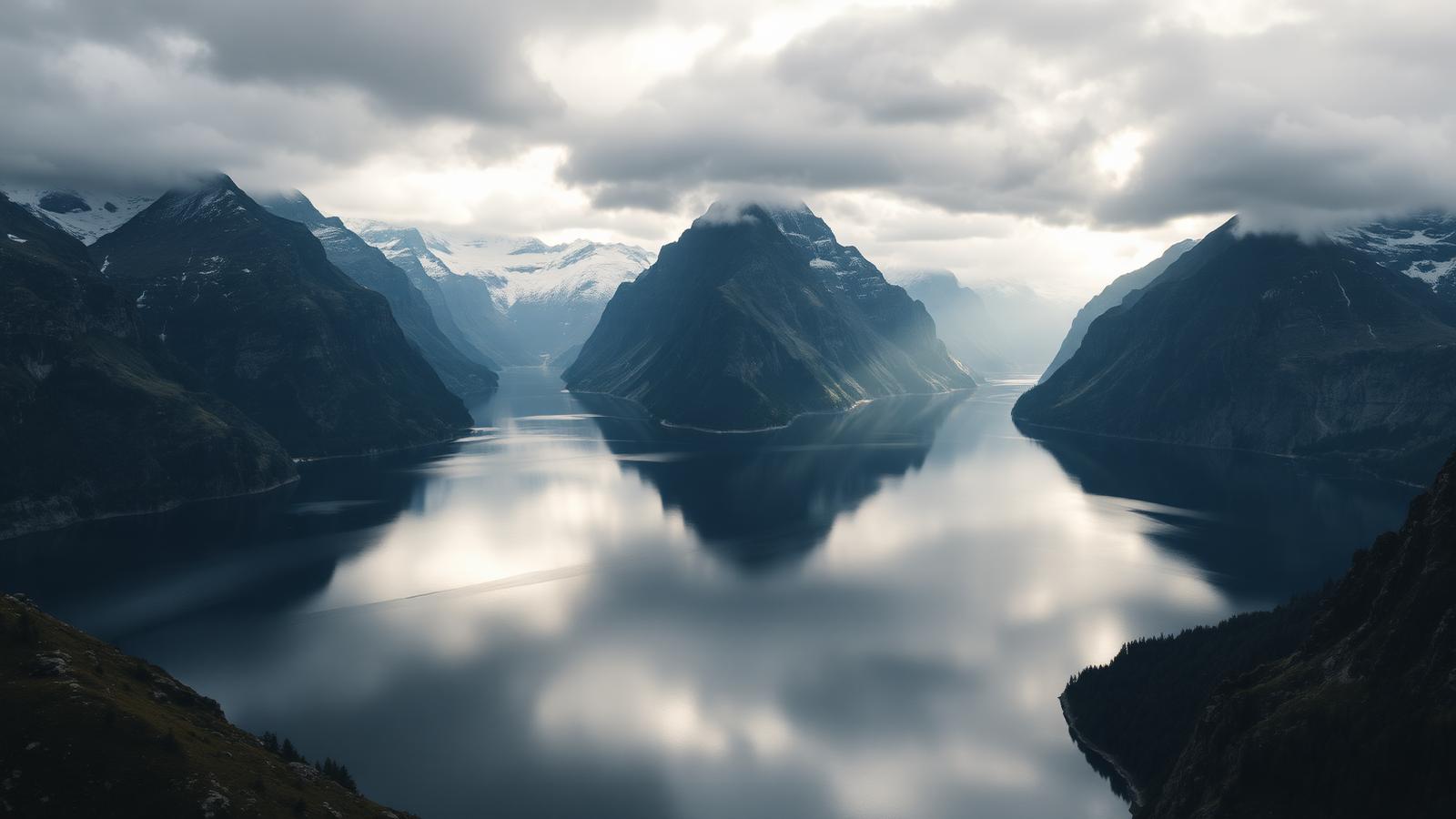 Norsk fjordlandskap